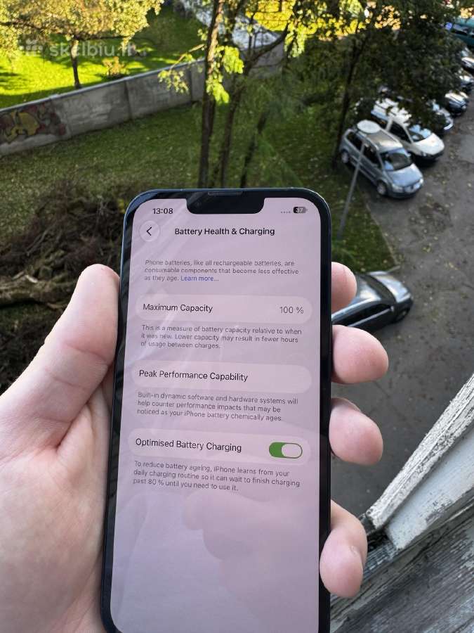 iPhone 13, 128gb, 100% - nuotraukos Nr. 7
