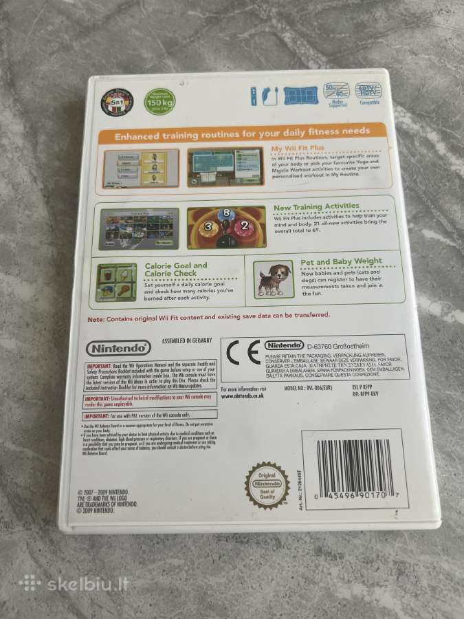 Wii Fit platforma su žaidimu - nuotraukos Nr. 5