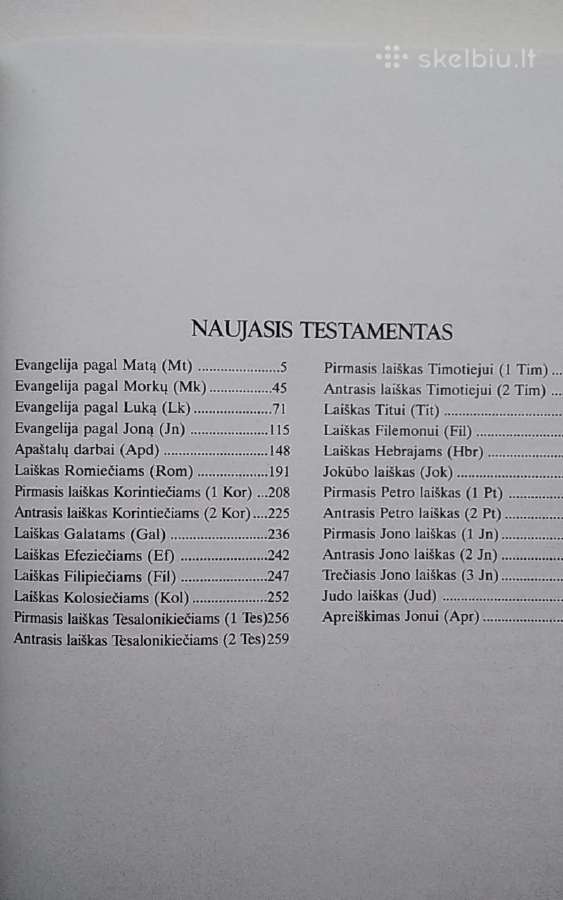 Naujasis Testamentas - nuotraukos Nr. 2