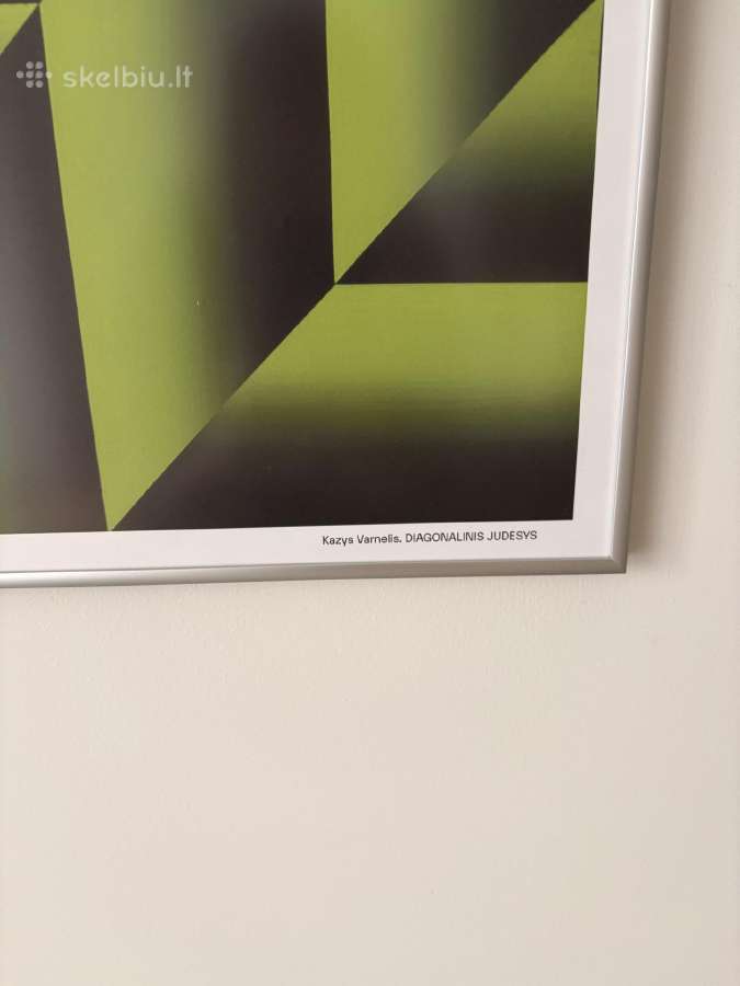 Plakatas Kazys Varnelis ‘Diagonalinis judesys - nuotraukos Nr. 2