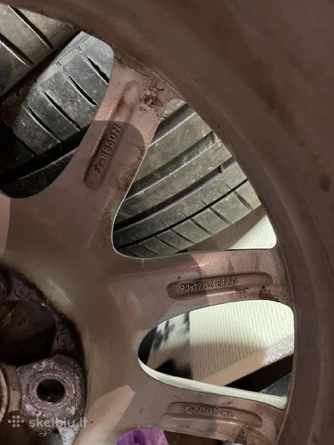 Ratlankiai Porsche Cayenne 9jx19 et60 - nuotraukos Nr. 5