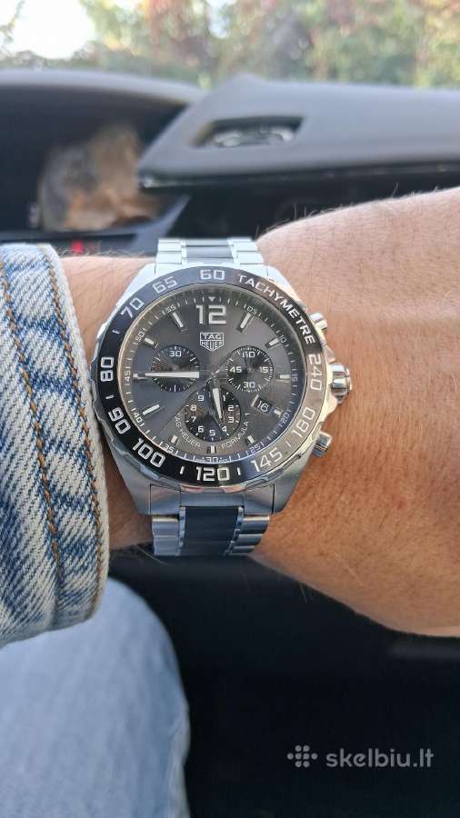 Tag Heuer black f1 chronograph ,ceramic - nuotraukos Nr. 4