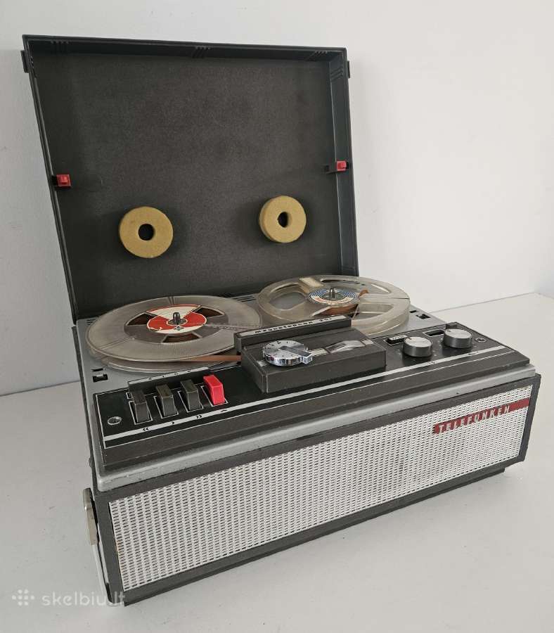 Telefunken 201 juostinis magnetofonas 1970 - nuotraukos Nr. 2