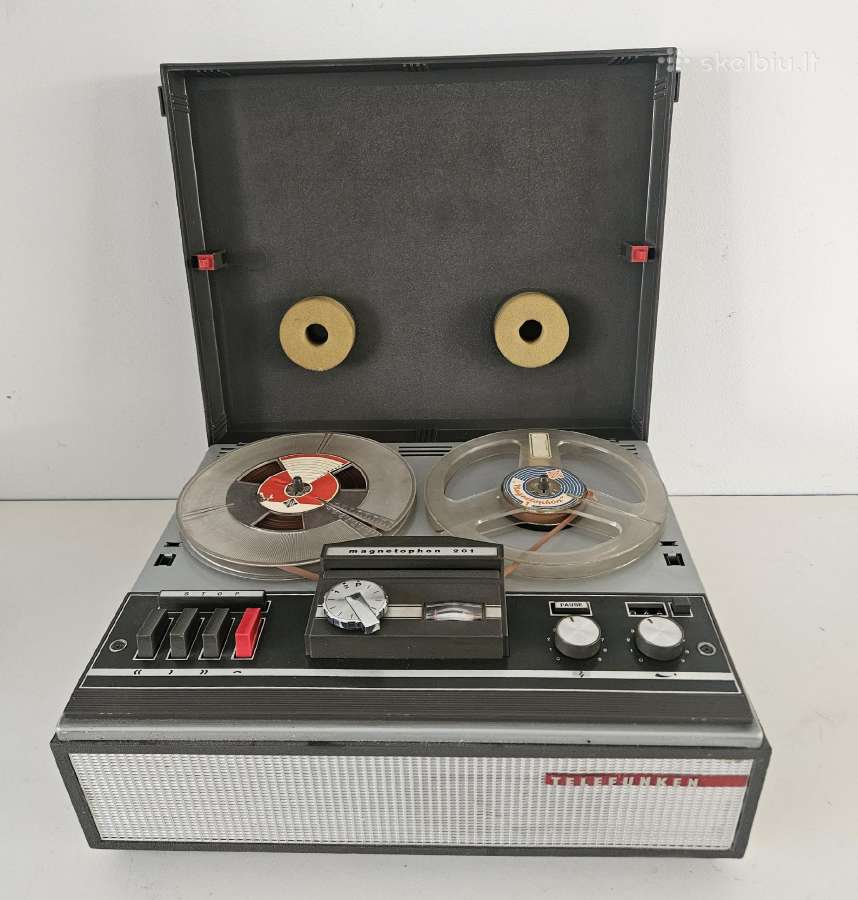 Telefunken 201 juostinis magnetofonas 1970 - nuotraukos Nr. 5
