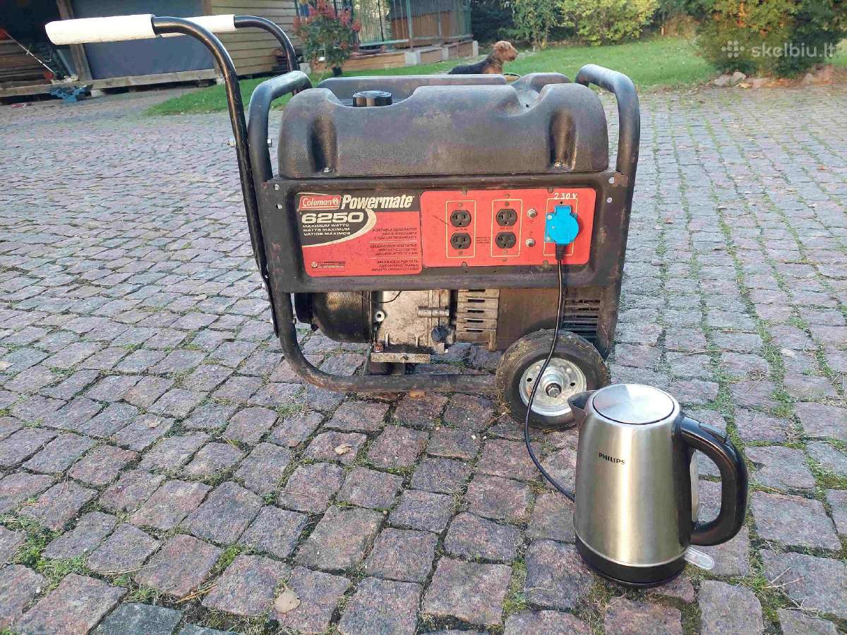 Vienfazis generatorius „Coleman Powermate 6250“ - nuotraukos Nr. 5