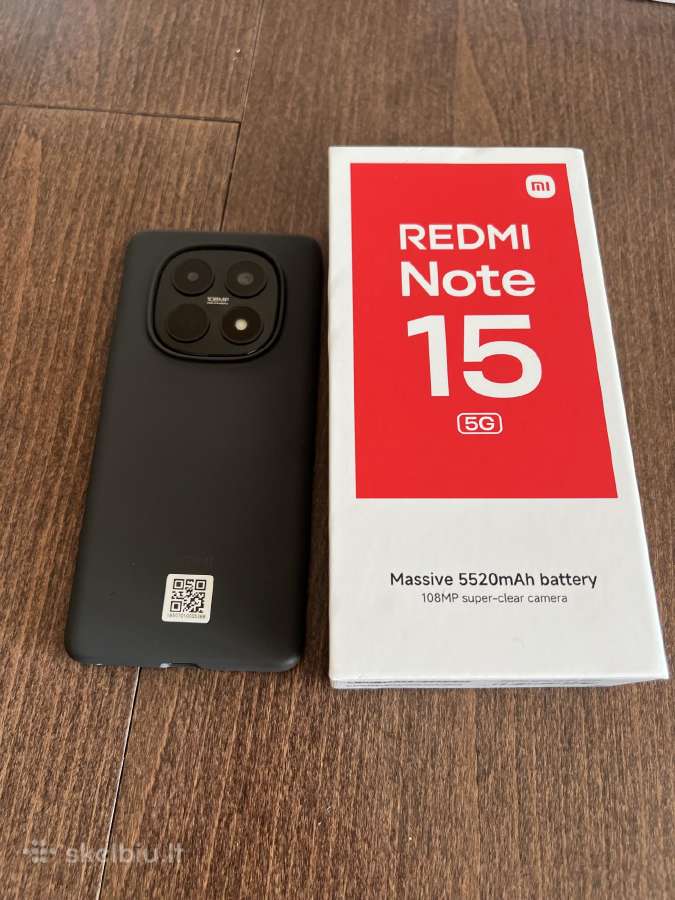 Xiaomi Redmi Note 15 5G, 8gb RAM, 256gb - nuotraukos Nr. 3