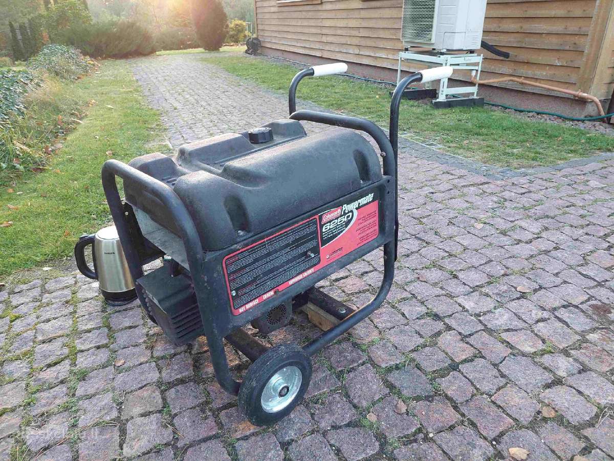 Vienfazis generatorius „Coleman Powermate 6250“ - nuotraukos Nr. 9