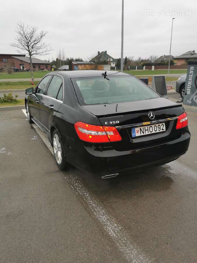 Nuomojamas Mercedes E 350, 2010m, benzinas, dujos. - nuotraukos Nr. 5
