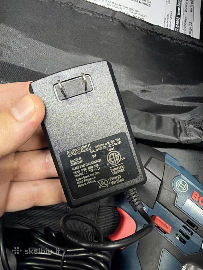 Bosch 12v komplektas - nuotraukos Nr. 3