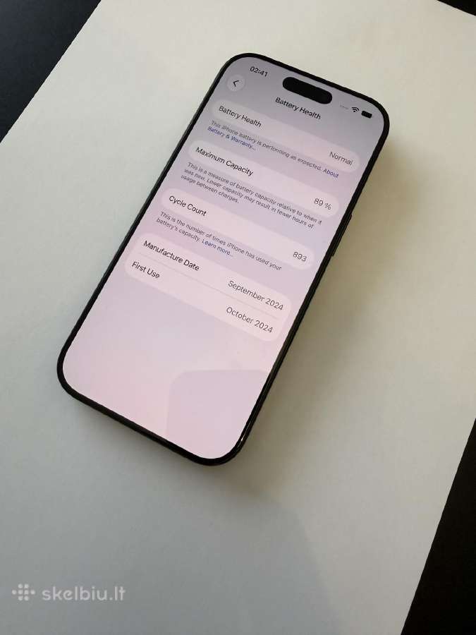 iPhone 16 pro 256gb - nuotraukos Nr. 2