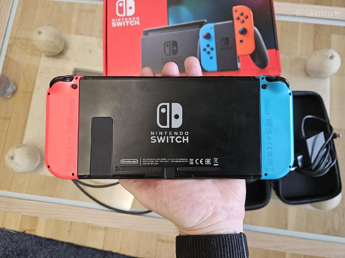 Nintendo Switch + dėklas - nuotraukos Nr. 2