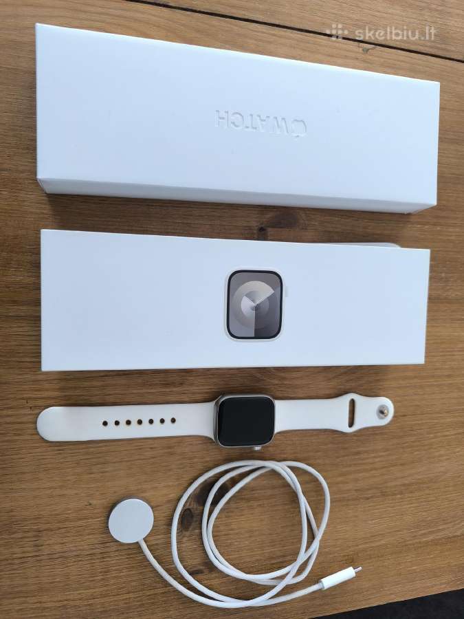 Apple Watch Series 9 GPS 41mm Starlight - nuotraukos Nr. 6