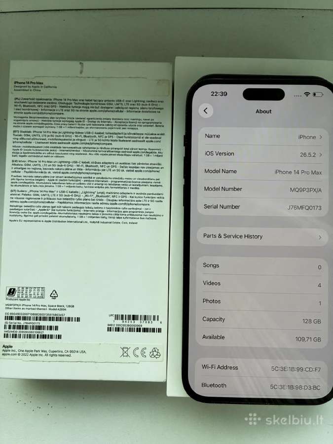 iPhone 14 Pro Max 128 GB - nuotraukos Nr. 10