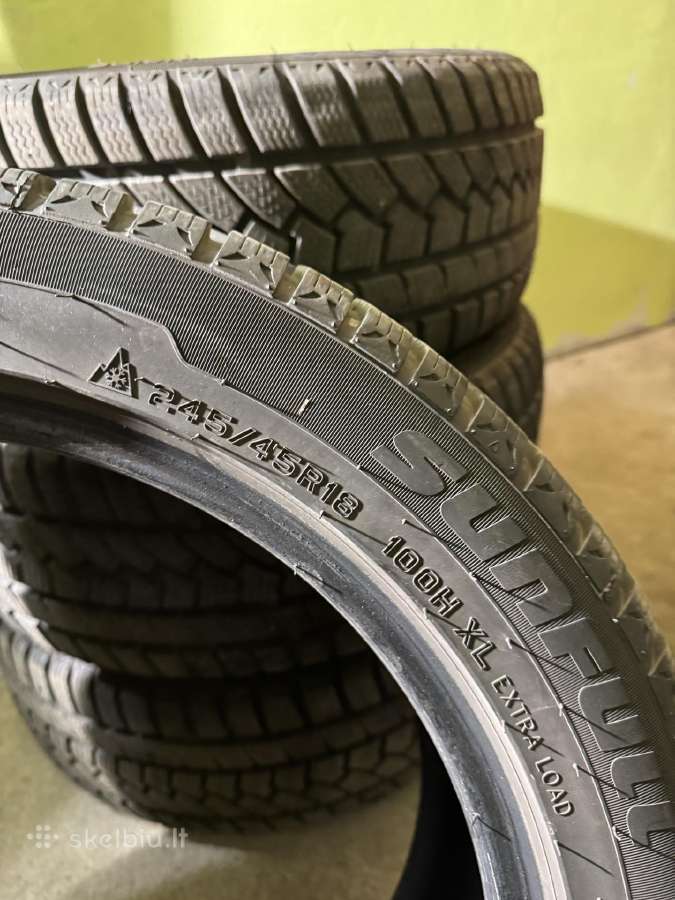 Žieminės padangos 245/45 R18 - nuotraukos Nr. 4