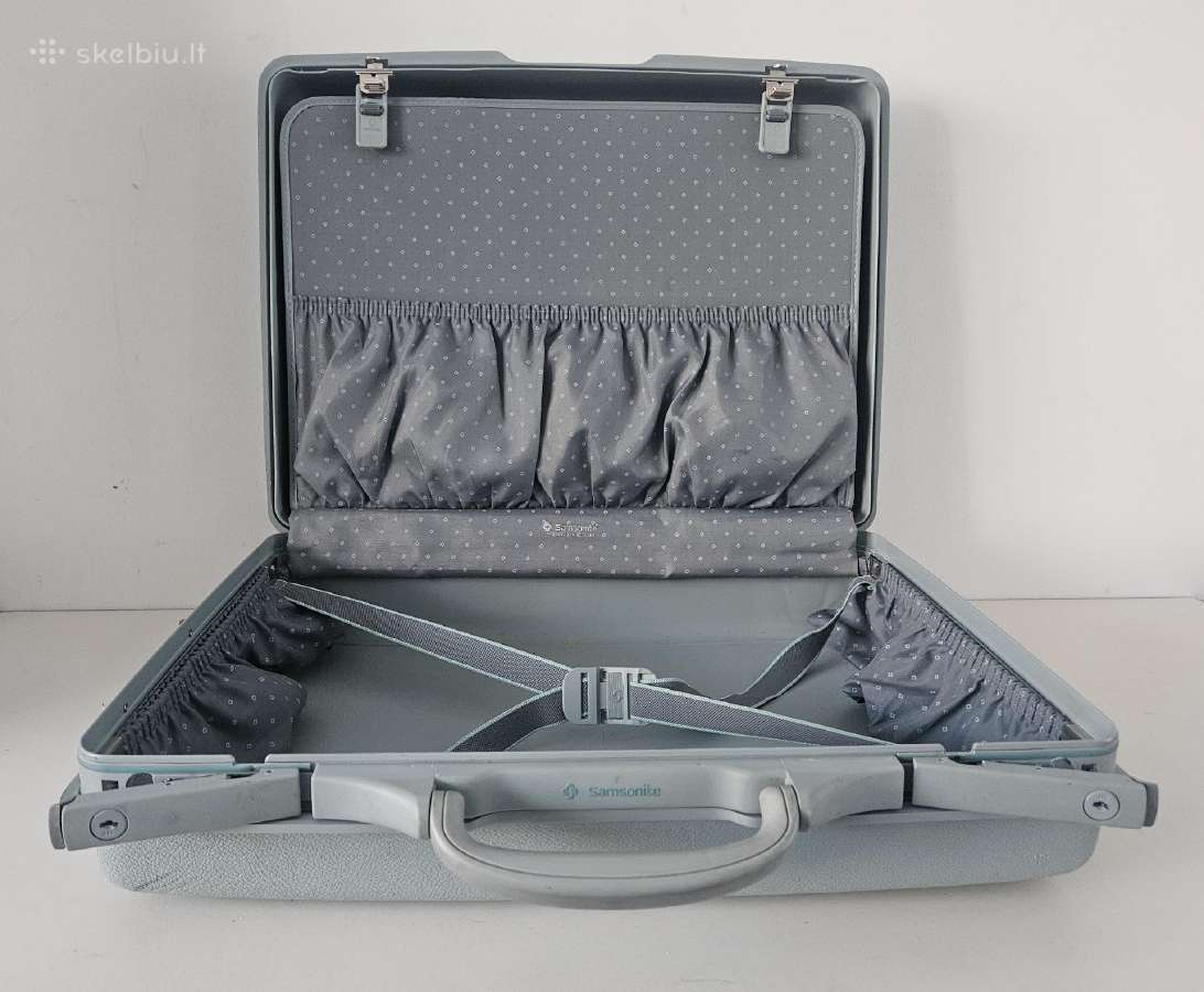Samsonite pilkas kelioninis lagaminelis lagaminas - nuotraukos Nr. 8