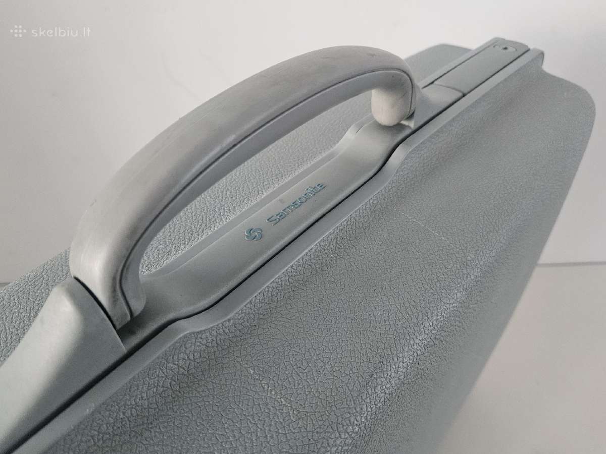 Samsonite pilkas kelioninis lagaminelis lagaminas - nuotraukos Nr. 3