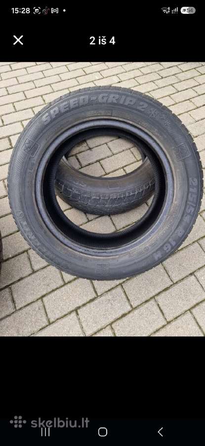 Žieminės padangos 215/55 R 16 H - nuotraukos Nr. 3