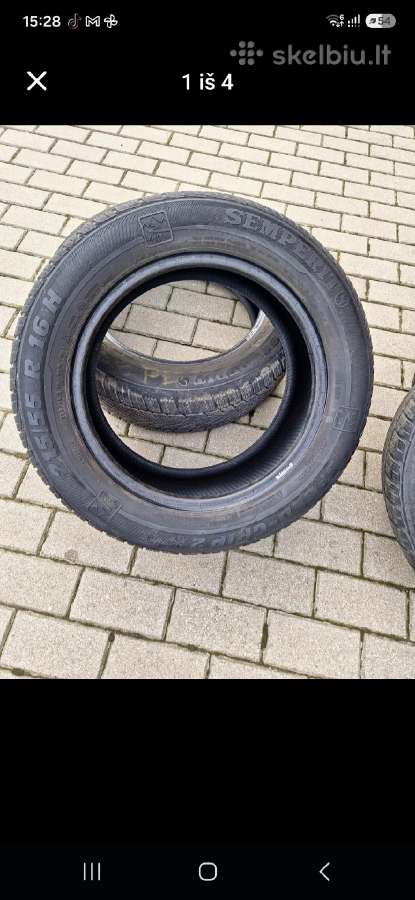 Žieminės padangos 215/55 R 16 H - nuotraukos Nr. 4