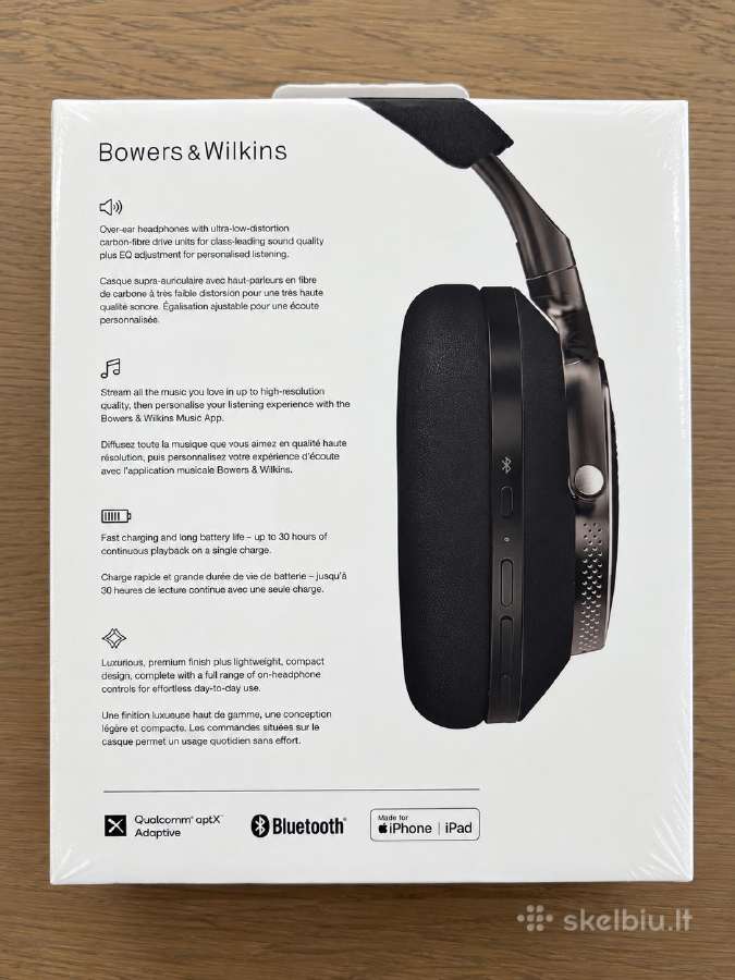 Bowers & Wilkins Px8 Black – naujos, neišpakuotos - nuotraukos Nr. 2