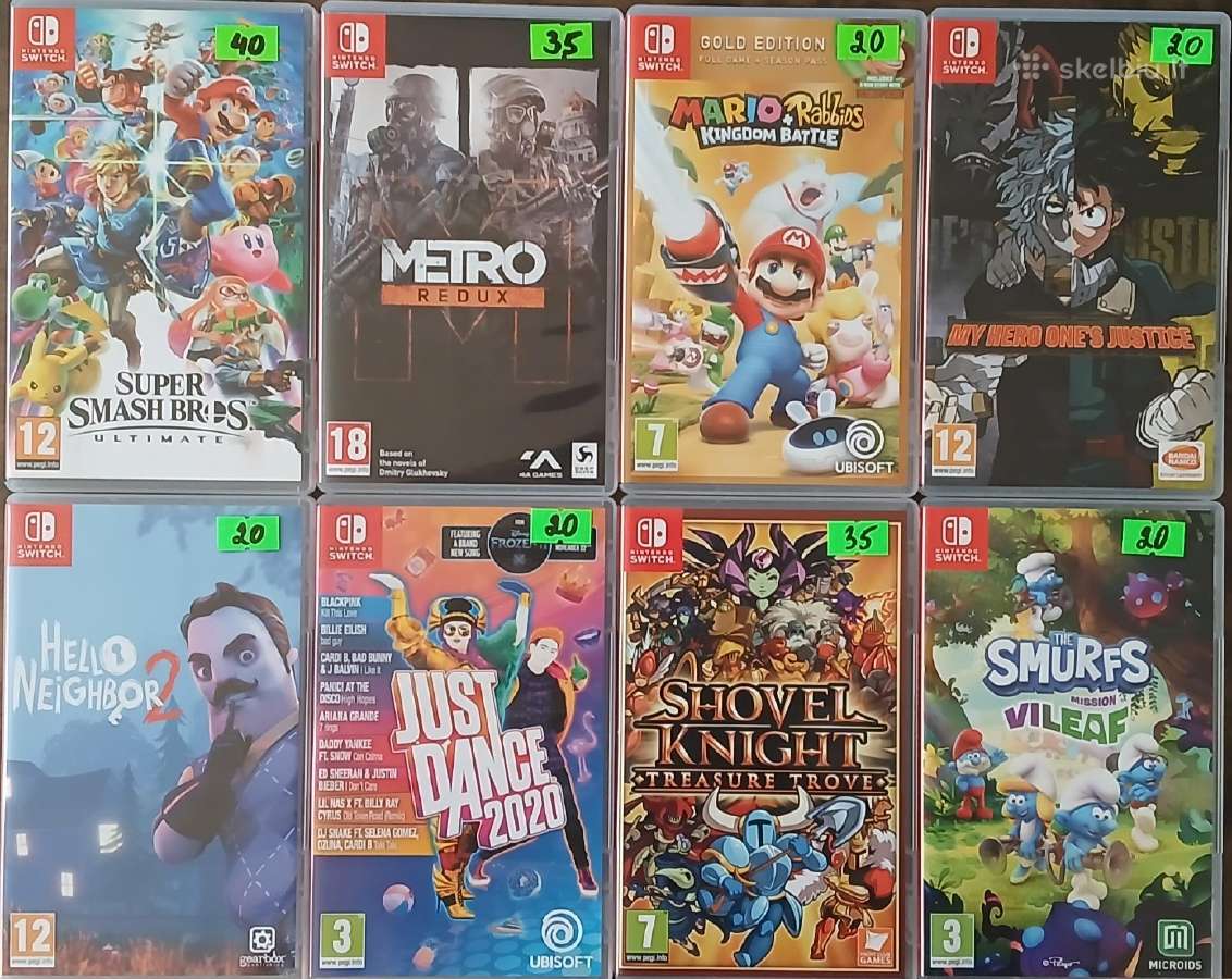 Nintendo Switch Žaidimai - nuotraukos Nr. 2