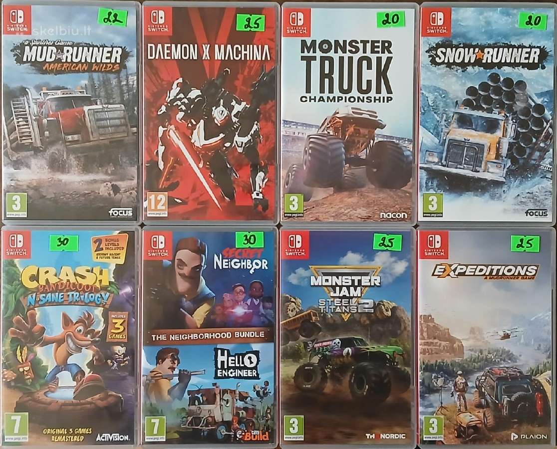 Nintendo Switch Žaidimai - nuotraukos Nr. 5