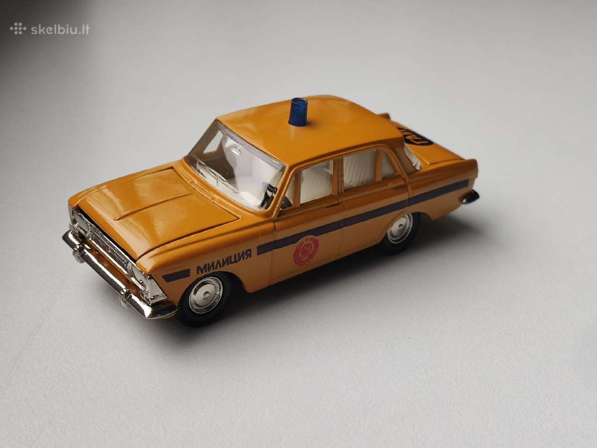 1:43 Moskvich moskvic 412 milicija ussr - nuotraukos Nr. 6
