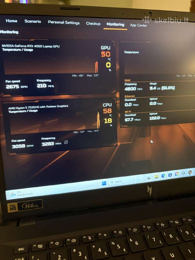 Acer Nitro V15 - nuotraukos Nr. 5