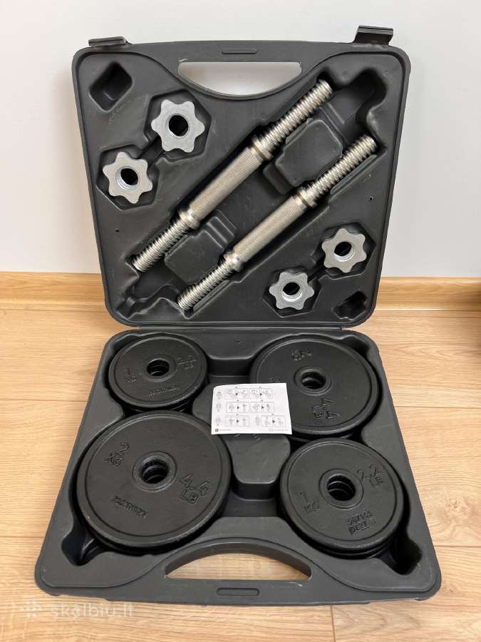 Hanteliai 40kg - nuotraukos Nr. 3