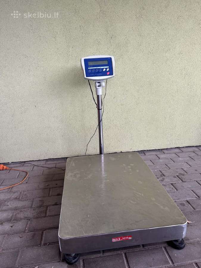 Elektroninės platforminės svarstyklės iki 300 kg - nuotraukos Nr. 3