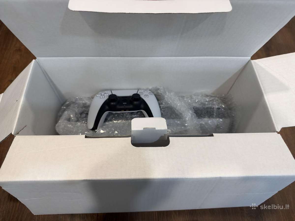 Playstation 5 Slim, Black & White, 1tb su CD - nuotraukos Nr. 7