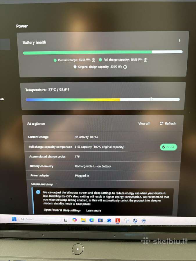 Lenovo Legion 5 pro - nuotraukos Nr. 7