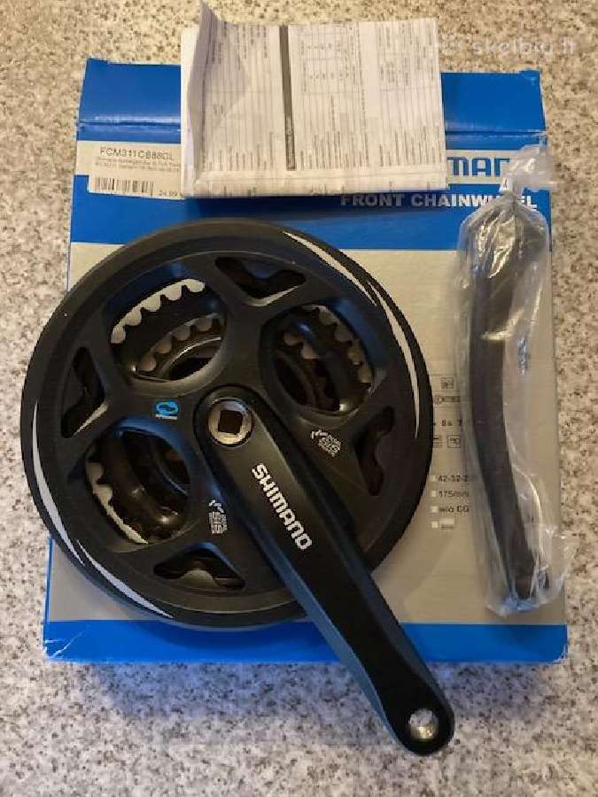 Naujas dviracio zvaizdziu blokas Shimano Fc-m311 - nuotraukos Nr. 3