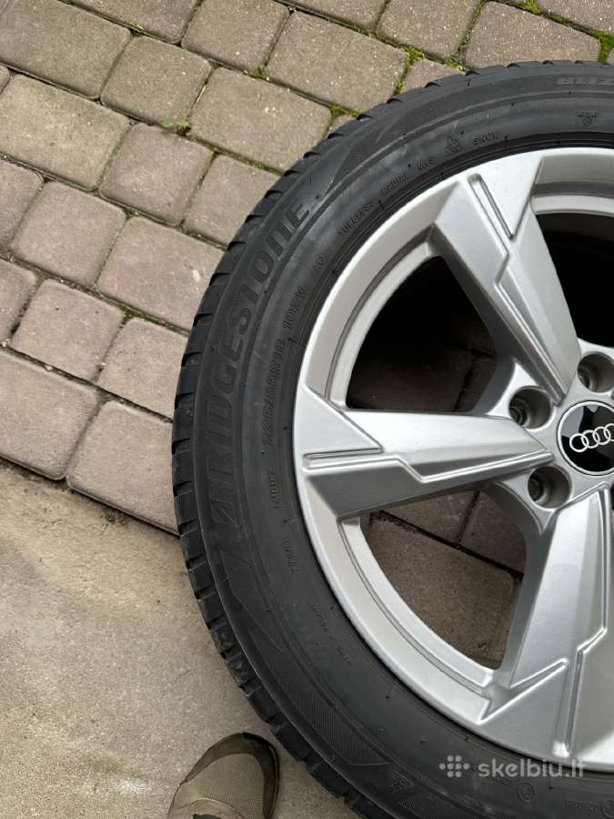 Audi A6 C8 orginalūs R18 ratlankiai + Bridgestone - nuotraukos Nr. 3