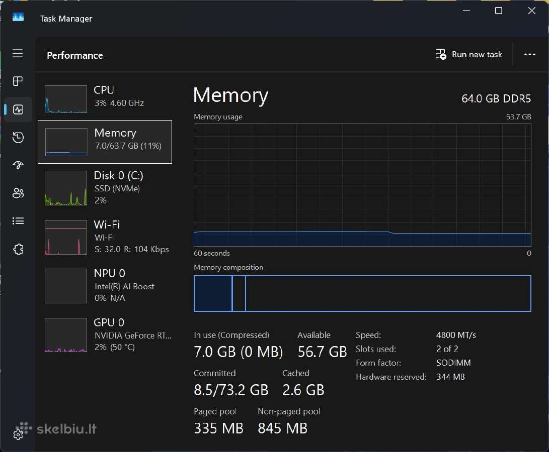 Msi Crosshair 16 Hx U7/64gb/5070/1tb - nuotraukos Nr. 8