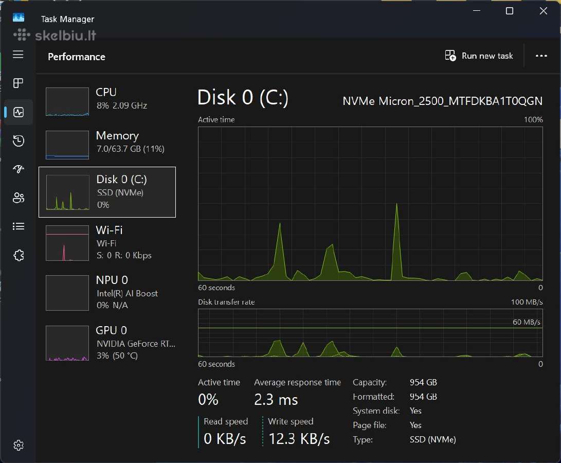 Msi Crosshair 16 Hx U7/64gb/5070/1tb - nuotraukos Nr. 9