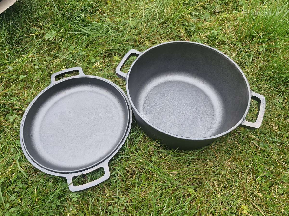 Ketaus puodas su ketaus dangčiu 4,0 litrų Brizoll - nuotraukos Nr. 6