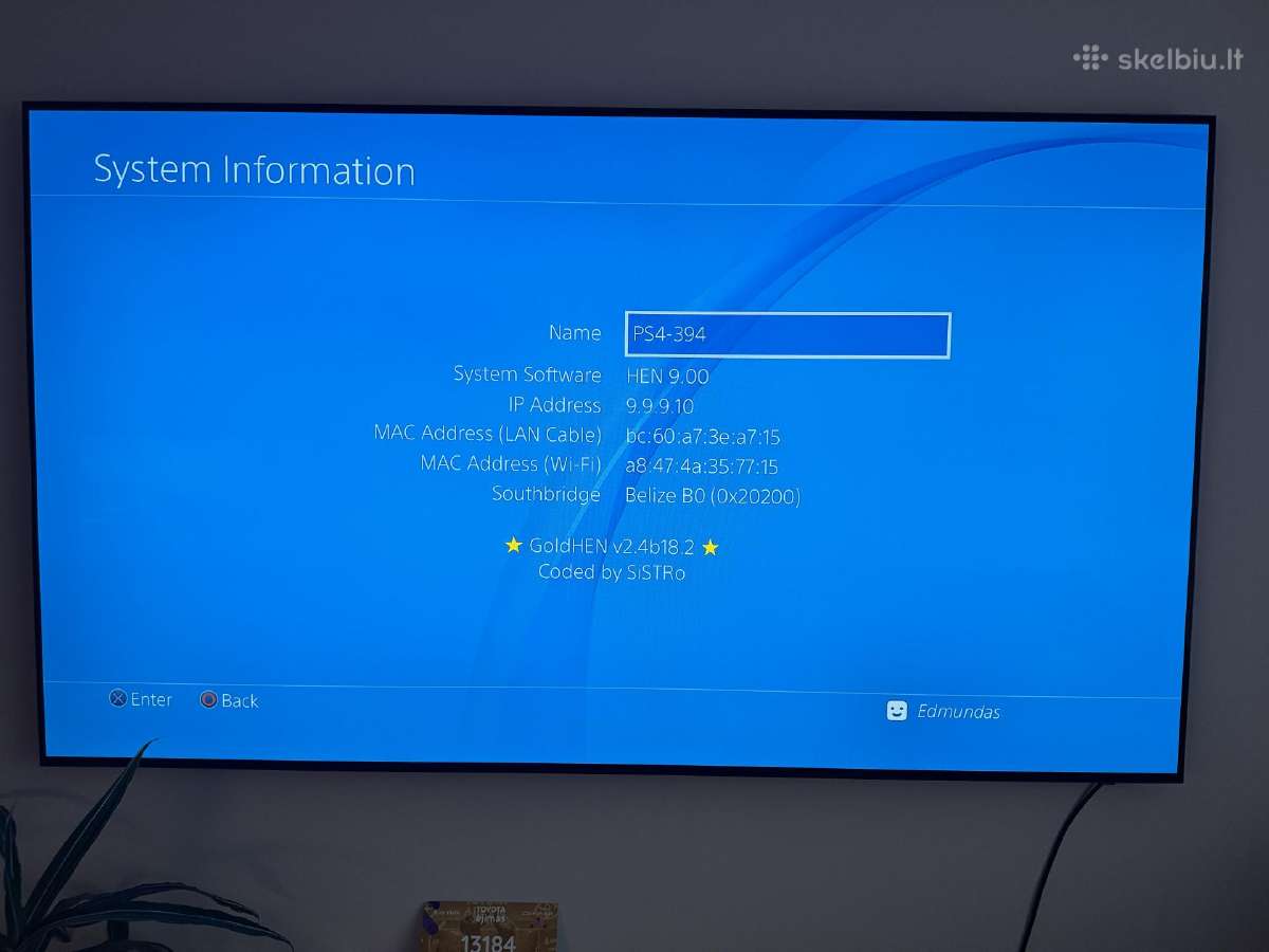 Ps4 Slim 1tb atrištas 9.00 + 2 pultai! - nuotraukos Nr. 4