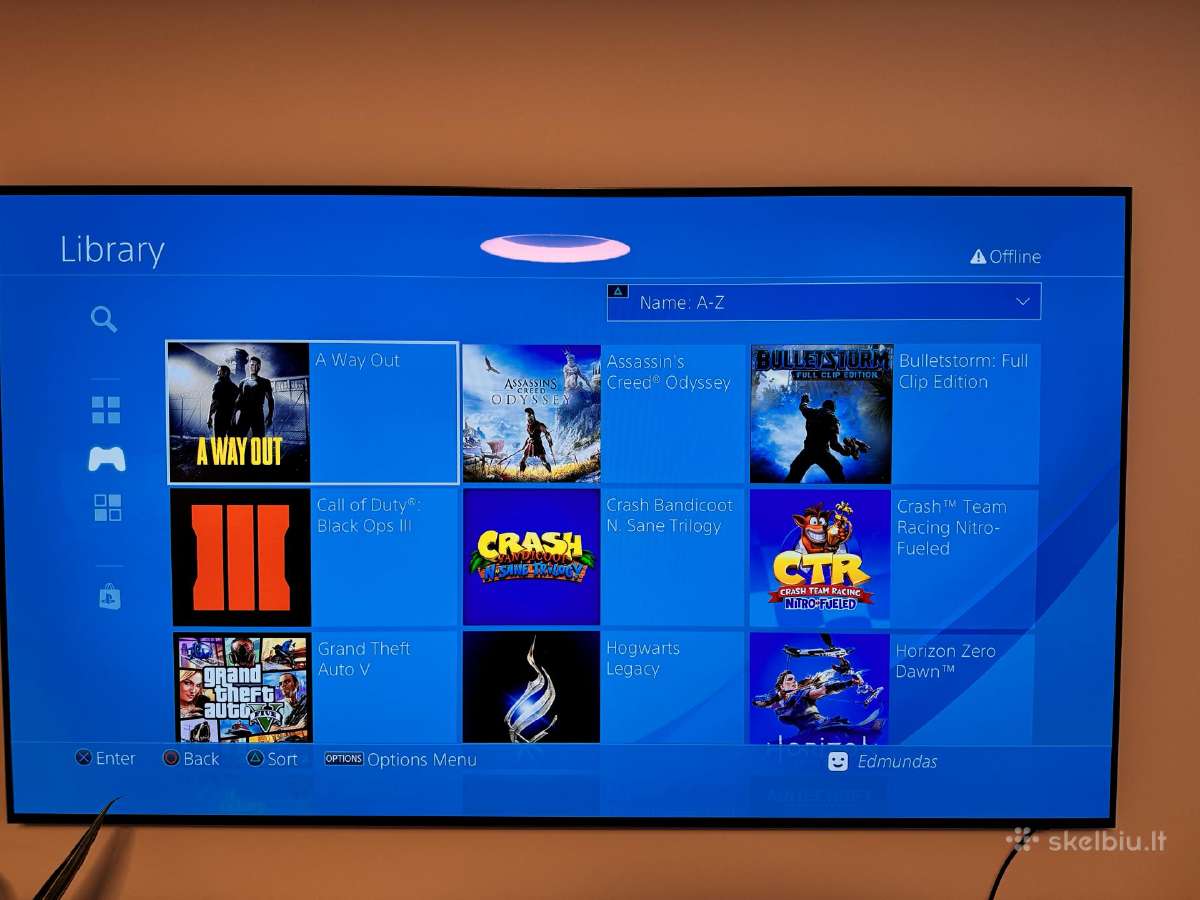Ps4 Slim 1tb atrištas 9.00 + 2 pultai! - nuotraukos Nr. 6