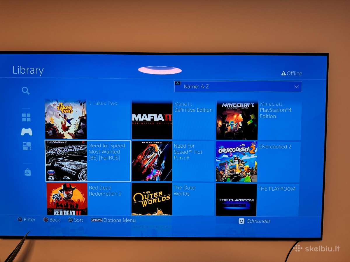 Ps4 Slim 1tb atrištas 9.00 + 2 pultai! - nuotraukos Nr. 7