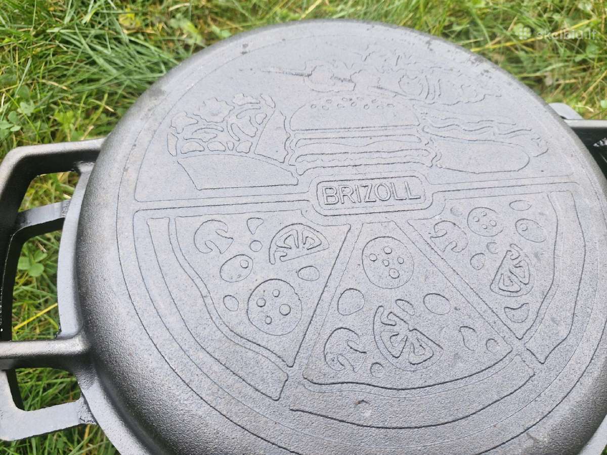 Ketaus puodas su ketaus dangčiu 6,0 litrų Brizoll - nuotraukos Nr. 6