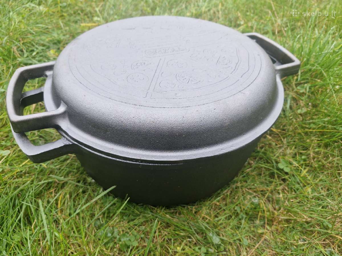 Ketaus puodas su ketaus dangčiu 6,0 litrų Brizoll - nuotraukos Nr. 7