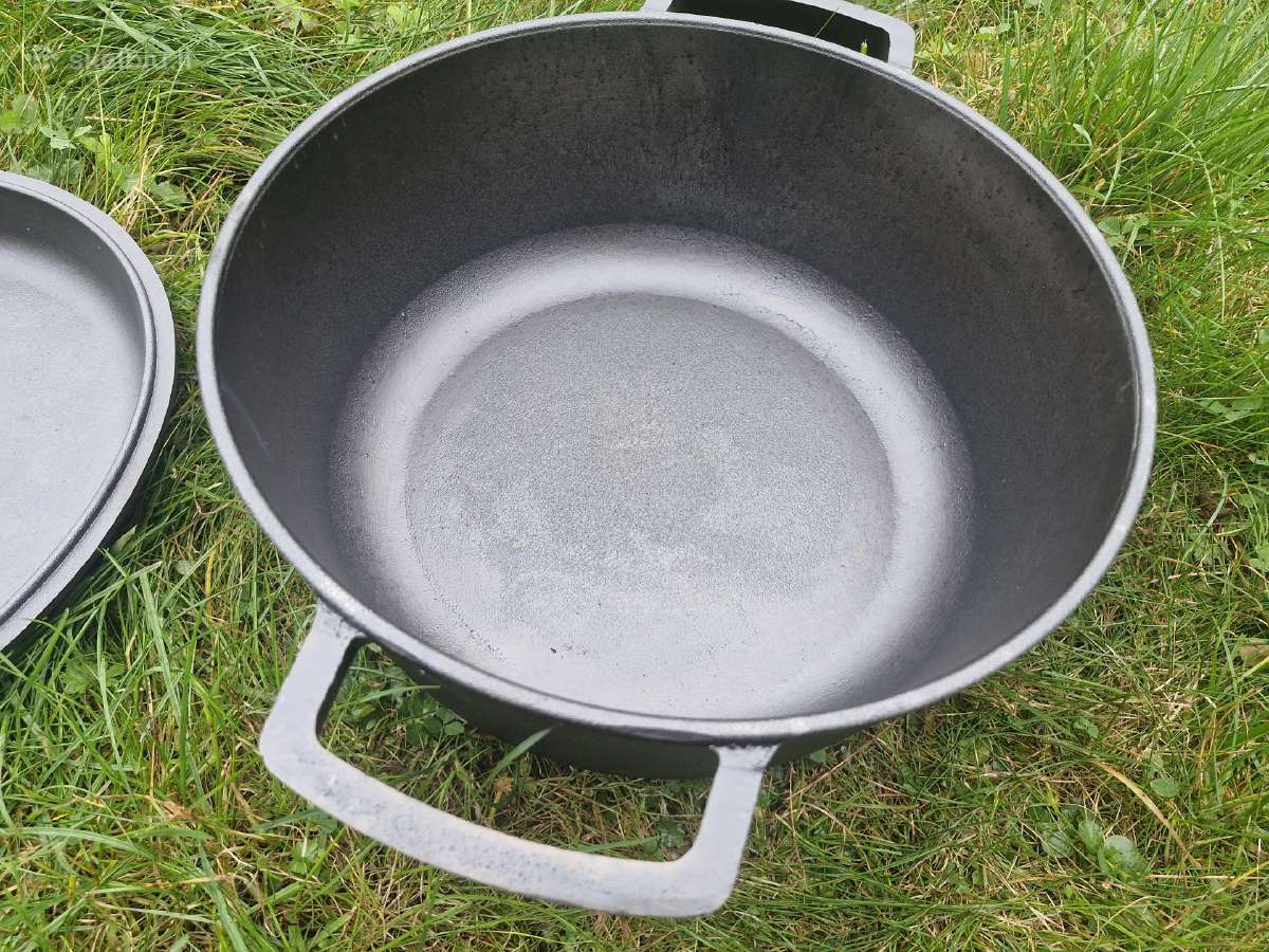 Ketaus puodas su ketaus dangčiu 6,0 litrų Brizoll - nuotraukos Nr. 8