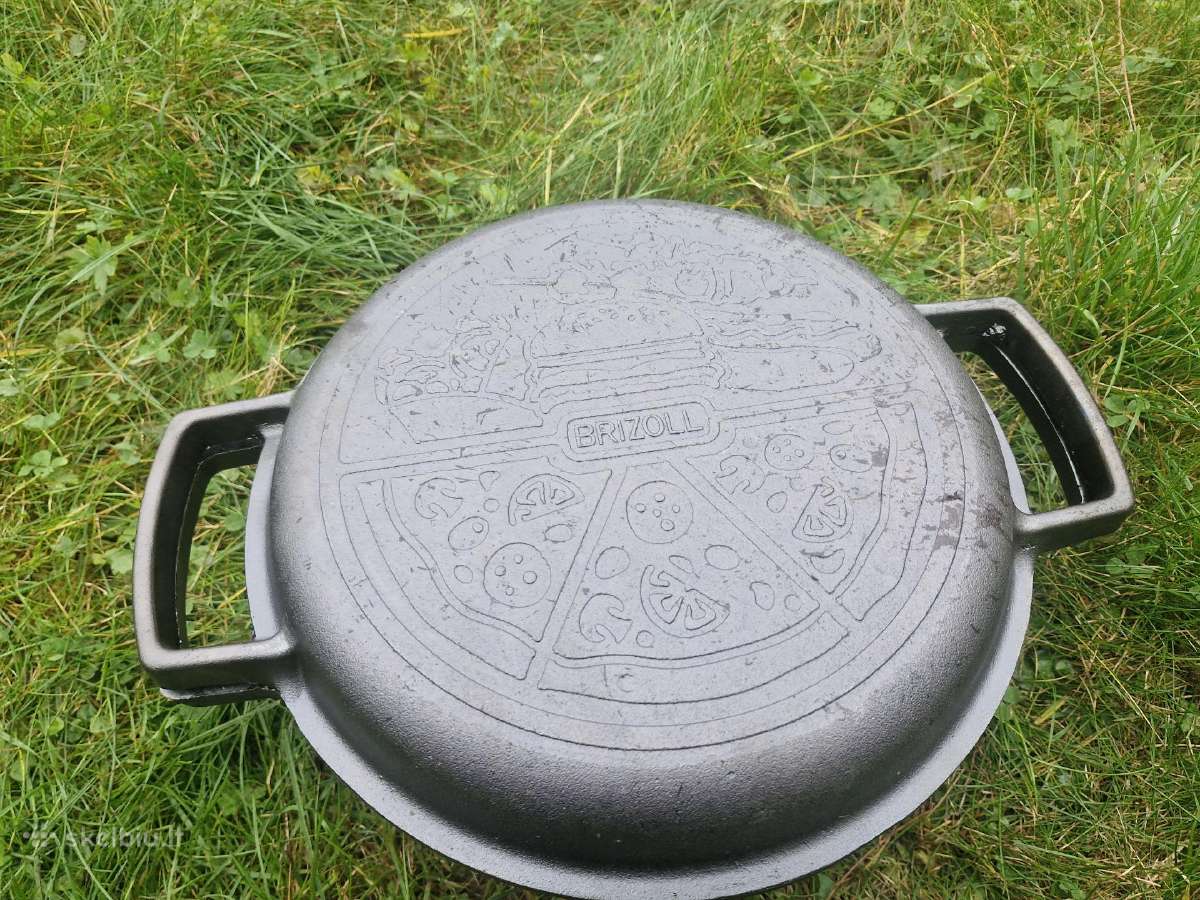 Ketaus puodas su ketaus dangčiu 6,0 litrų Brizoll - nuotraukos Nr. 3