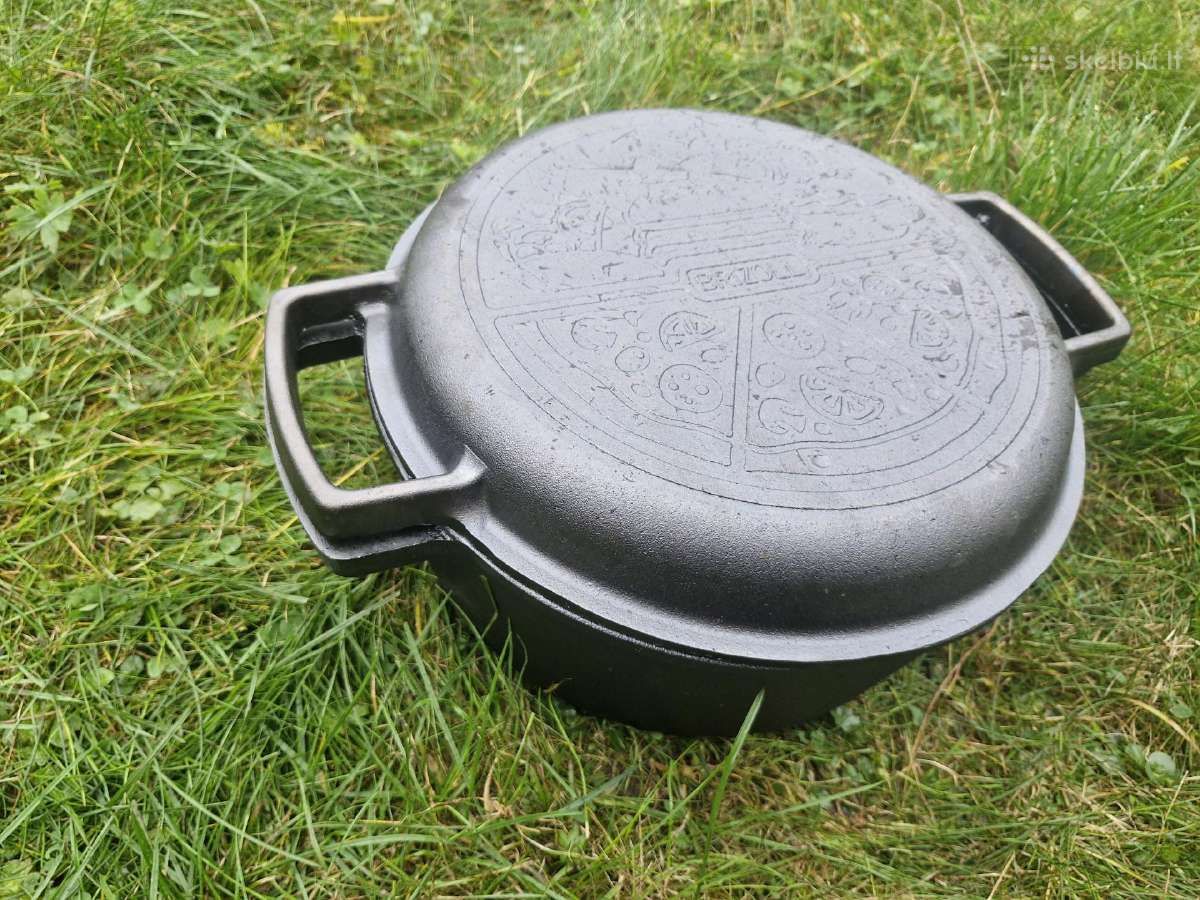 Ketaus puodas su ketaus dangčiu 6,0 litrų Brizoll - nuotraukos Nr. 2