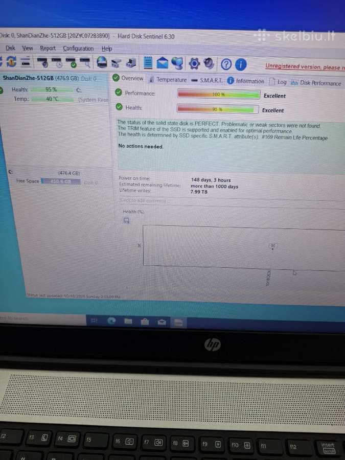 Hp Probook 650 juodas matinis - nuotraukos Nr. 6