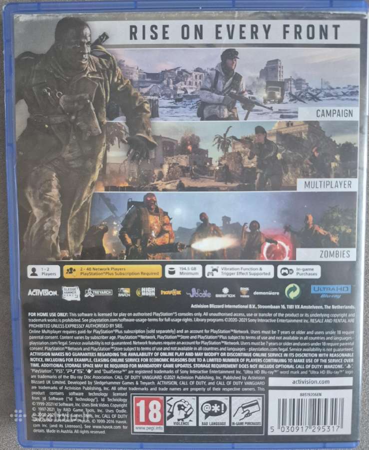 Ps5 Call Of Duty Vanguard - nuotraukos Nr. 2