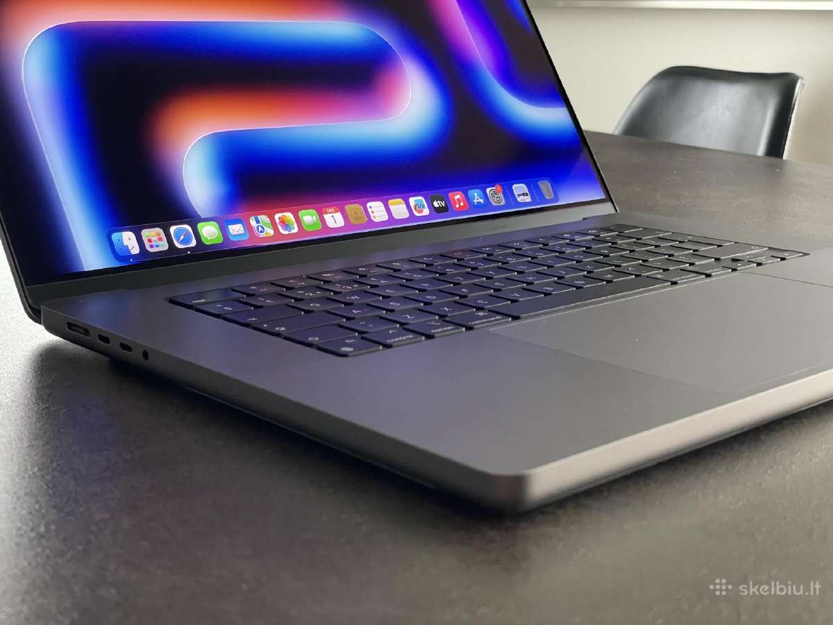 MacBook Pro 16 M2 Max (2023) 64gb / 1tb - nuotraukos Nr. 5