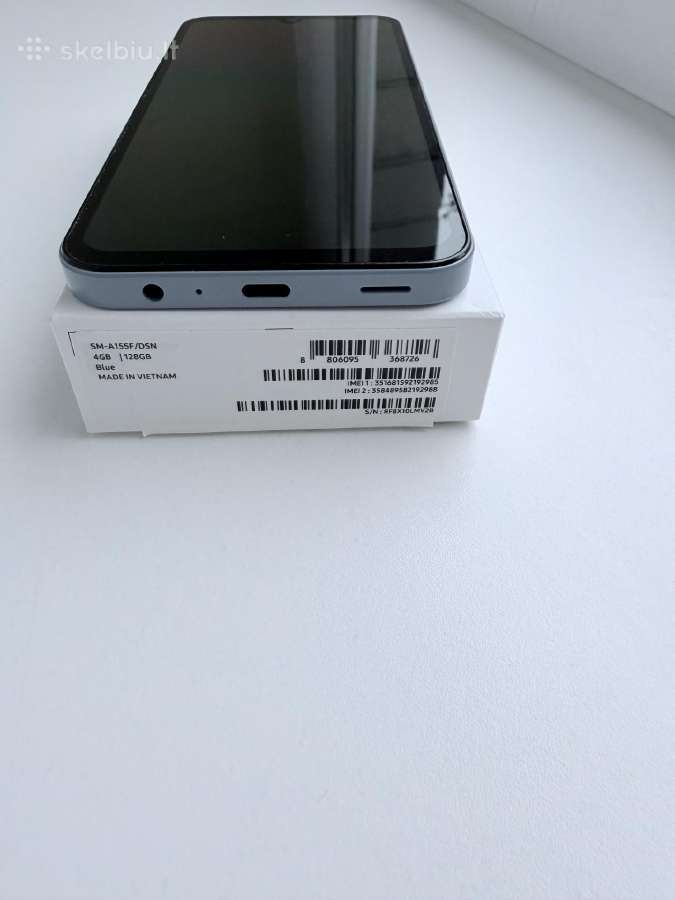 Parduodamas melsvas Samsung Galaxy A15 4G, 128 GB - nuotraukos Nr. 4
