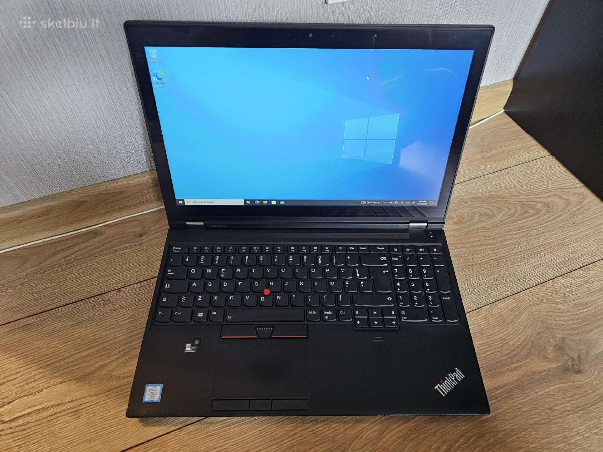 Lenovo Thinkpad P51 I7-7820hq 16gb 256ssd 15.6 Fhd - nuotraukos Nr. 4