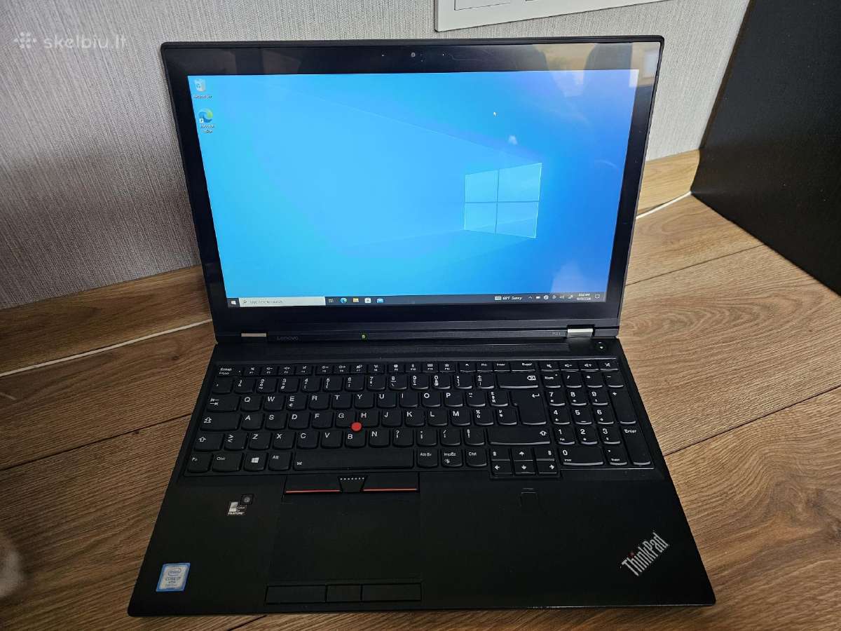Lenovo Thinkpad P51 I7-7820hq 16gb 256ssd 15.6 Fhd - nuotraukos Nr. 5